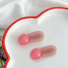 Lunivop  2pcs/set Mini Hair Clips for Women Sweet 3.5cm Bangs Edge Clip Cute Acetate Duckbill Girl New Arrivals Headwear Hair Accessories