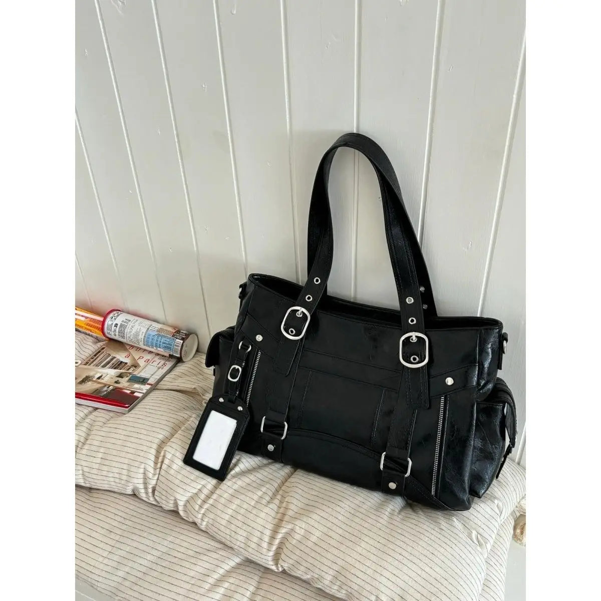 Lunivop  Sweet Cool Hot Girl Underarm Bag Ladies Leather Square Large Capacity Tote Bag Women Harajuku Luxe Crossbody Bag Y2k