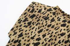 Lunivop  Mini Leopard Print Summer Short  Turtleneck Sleeveless party dress