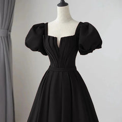 Lunivop  Black Evening Dress Short Sleeve Long Style  Skirt New Summer Banquet Formal Dress Women Elegant Long Clothes