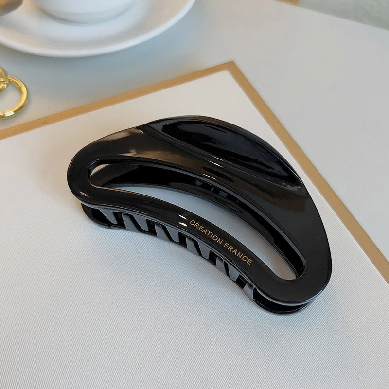 Lunivop  Women Fashion Hair Clip Claws Korean Style Acetate Leopard Print Hair Clips Large Claw Clip for Girl Fashion Accessories Gifts