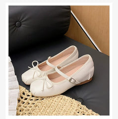 Lunivop  Women Loafers Summer Lightweight Comfortable Luxury Mary Jane Shoes Fashion Bow-knot Buckle Strap Ballet Shoes
