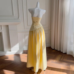 Lunivop  Fashion Women Dress Sleeveless Strapless Solid Color Female Summer Party Dresses New Tide