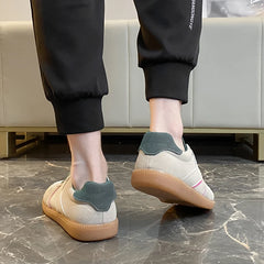 Lunivop  Spring and Autumn New Women's Casual Sports Shoes Fashion Color blocked Lace up Running Shoes Outdoor Flat Shoes