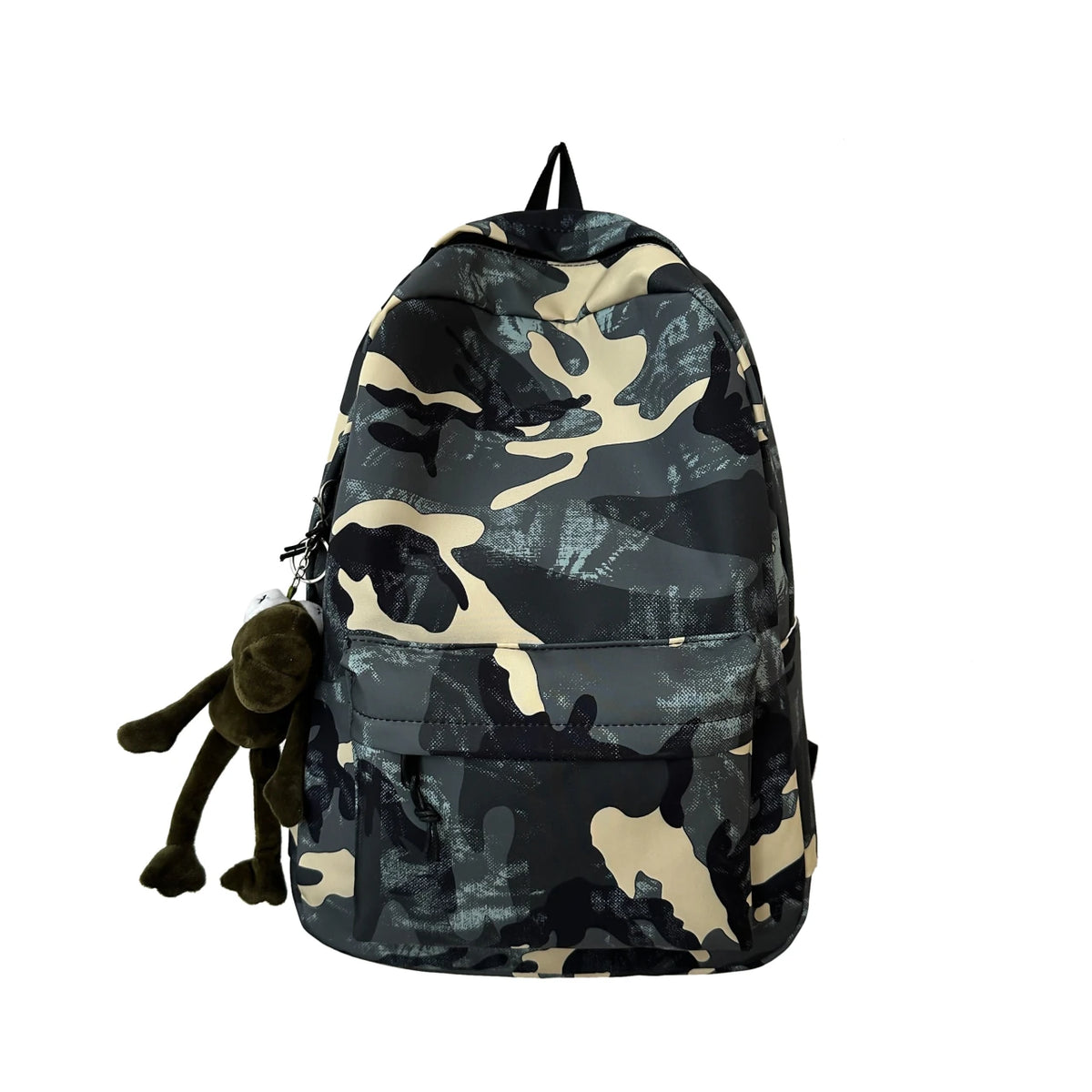 Lunivop  Camouflage Backpacks For Women Large Capacity Waterproof Nylon School Bags Unisex Graffiti Leisure Or Travel Bags Green Satchels