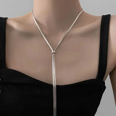 Lunivop Popular Geometric Sweater Box Chain Female Long Necklace For Women Adjustable Fine Jewelry Wedding Party Birthday Gift