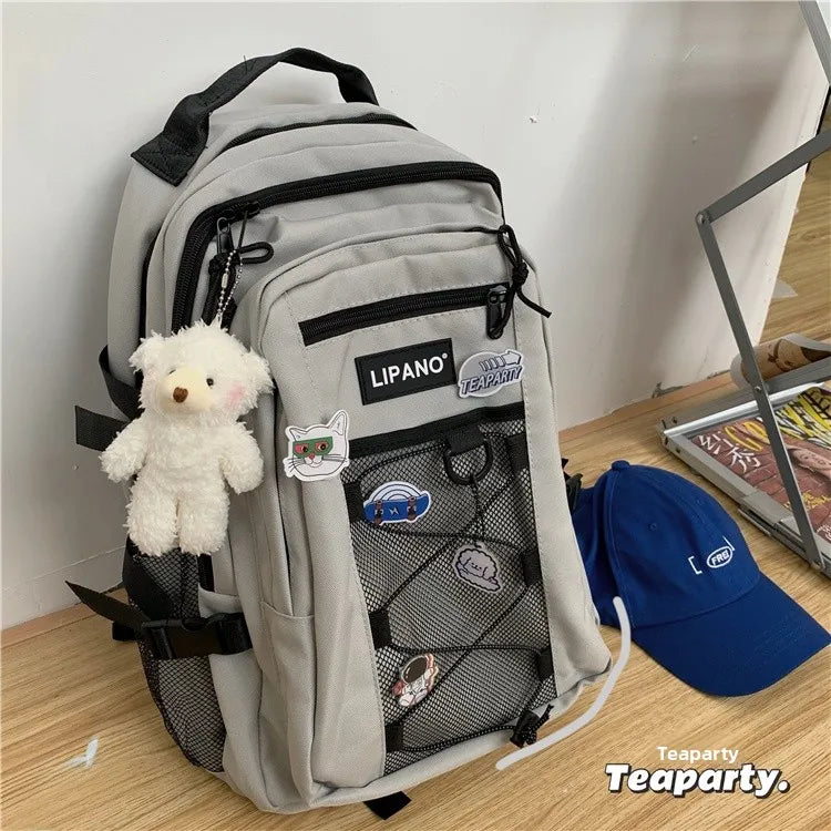 Lunivop  Large Capaci ex Harajuku Sle Bapa Korean Faion oulder Bag Water Resistant Casual Travel Bapa for Men And ...