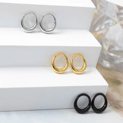 Lunivop  Chunky Hinged Segment Clicker Nose Ring Cartilage Earring High Polished Septum Piercing Jewelry for Women Men