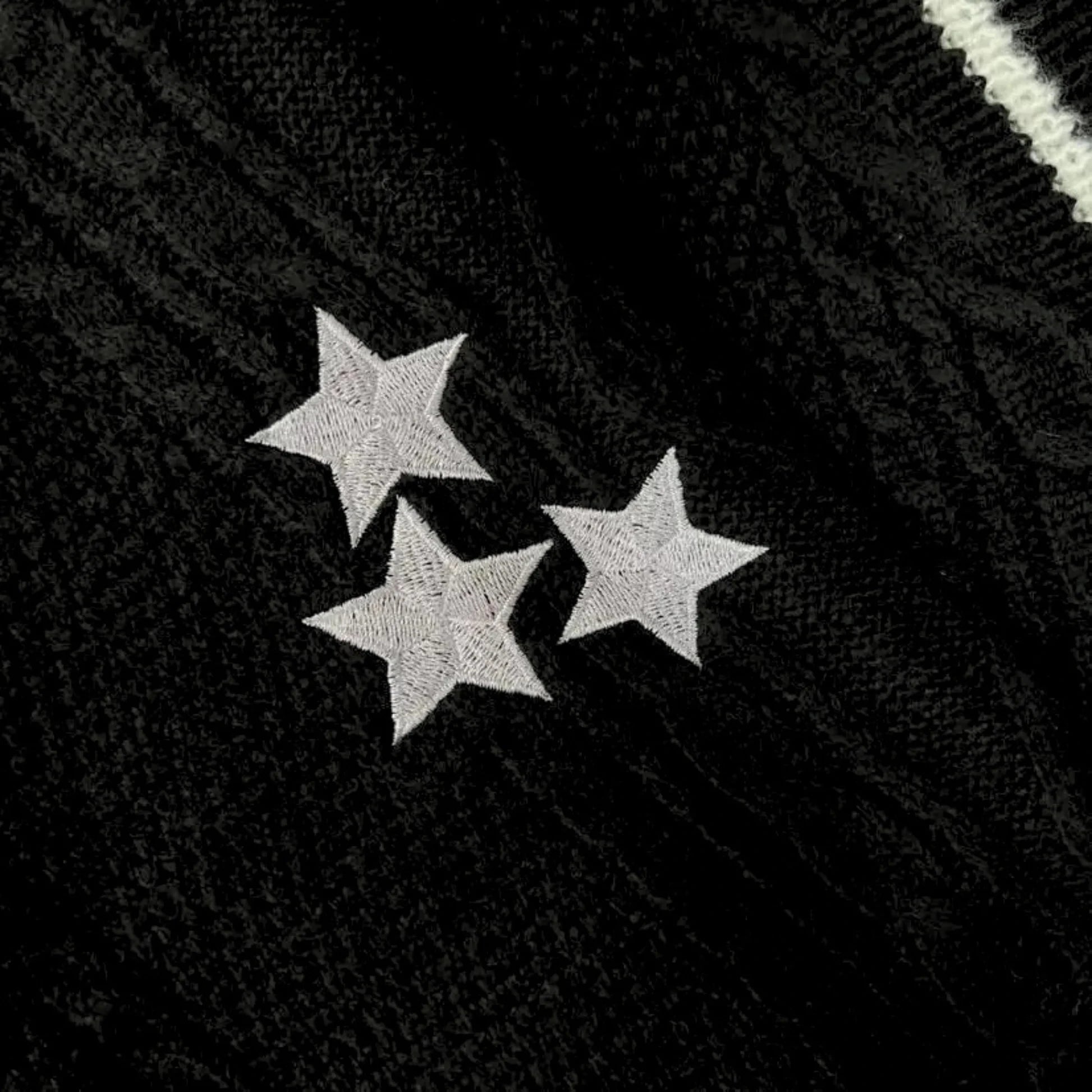 Lunivop Reputation Cardigan with Snake Star Cardigan Rep Taylor Embroidery V-Neck Button Up Knitted Sweater in Black Fall Winter