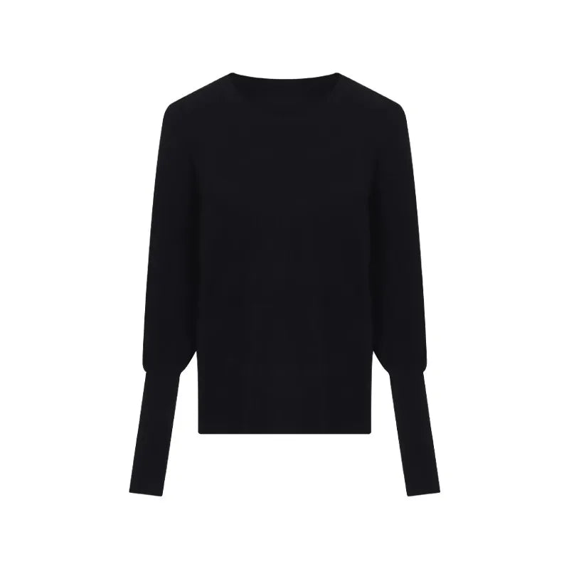 Lunivop Autumn New High Street Floral Printed Irregular Sexy Knitted Camisole Women + Black Long-sleeved T-shirt Two-piece Suit