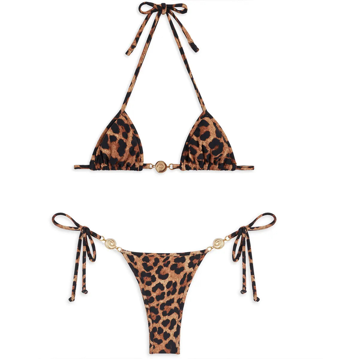 Lunivop   Sexy Printed Bikini 2025 Women Swimsuit Push Up Swimwear Female Bandeau Biquini Halter Bathing Suit Summer Bodysuit Beachwear