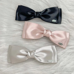 Lunivop  Women's Hair Clip Sweet Style French Double Bow Spring Clip Sweet Hair Stereo Clip Kawaii Hair Accessories Bow Clip Hair Band