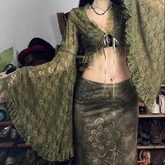 Lunivop  Lace Jacquard Micro Transparent Lace Cardigan Sunscreen Shirt Blusas Mujer Chemise Femme Camisas De Mujer