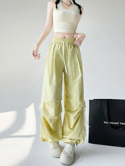 Lunivop  Dopamine Women Summer Pants Fashion Striped Bow Loose Multicolor Cargo Pants Casual Bf Ladies Trousers New