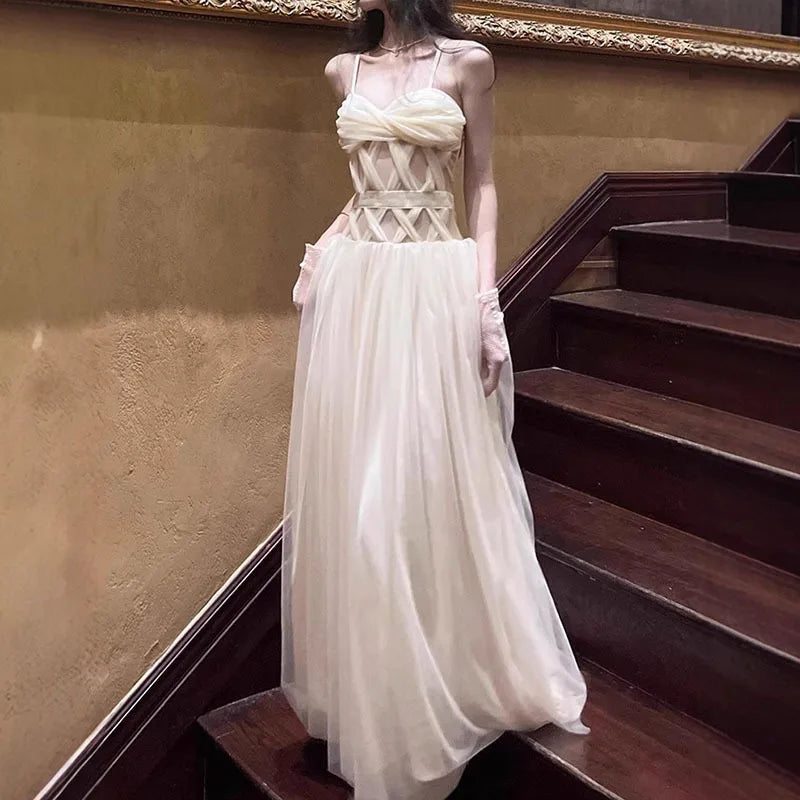 Lunivop Fashion Women Dress Solid Color Sleeveless Strapless Female Summer Birthday Party Dresses New Tide
