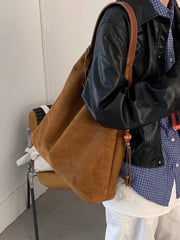 Lunivop  Korean Tote Large Capacity Bag Retro Niche Underarm Bags for Women Autumn Winter New