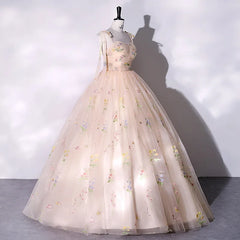 Lunivop  Quinceanera Wedding Dresses Fashion Spaghetti Strap Floor-length Ball Gown Dress Sweet Embroidered Flowers Long Prom Dresses