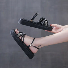 Lunivop  Open Toe Platform New Breathable Fashion Ladies Shoes High Quality Asian Size on Offer Cheap Liquidation Korea Women's Sandals