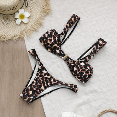 Lunivop   Shiny Bikini Sexy Women Swimsuit Push Up Swimwear Female Strappy Biquini High Waisted Bathingsuit V Bodysuit Beachwear Monokini