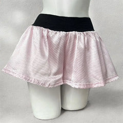 Lunivop  Japanese Kawaii Shorts Sets Casual Cardigan Sweet Print Strap Tops Harajuku Y2k Shorts Female Elegant Lolita Outifits Set