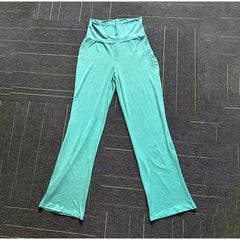 Lunivop  Fashion Green Women's Trousers Loose Four Seasons Wild High Waist Wide Leg Pants Female Summer Holiday Lady Solid Pant New