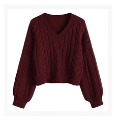 Lunivop  Women Luxury Knitting Long Sleeve V-Neck Cardigans Winter Fashion Casual Single Breasted Knitted Solid Sweater