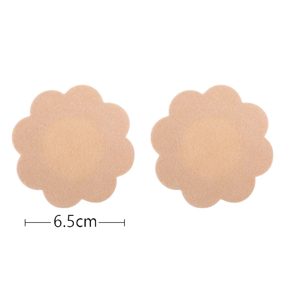 Lunivop Breast Lift Up Pasties Sticky Nipple Covers Reusable Silicone Invisible Bra Stickers Breast Pasty Nipple Shield Pad Push Up Bras