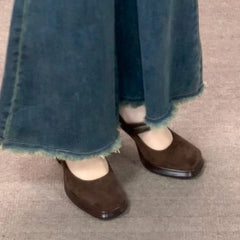 Lunivop  Vintage Thick High Women Mary Jane Shoes Banquet Party Buckle Strap Pumps New Spring Autumn Women's Elegant Dress Shoes