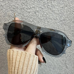 Lunivop  New Retro Double Beam Sunglasses Women Brand Designer Glasses Ins Fashion Personalized Gradient Eyewear Men Goggles