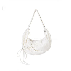 Lunivop   Casual Large Capaci Canvas Tote Bag Dstring Single oulder Folded Woven Handle Quali Crossbody Bag Faionable Trendy