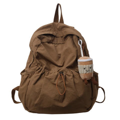 Lunivop Solid Oxford Backpacks For Women Korea Lazy Style Leisure Or Travel Bags College Style Cloth School Bags For Men Soft Light Bag