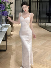Lunivop  Woman Dress Sexy Elegant Sleeveless V Neck Lace Patchwork Backless Slim Sweet Temperament Party Dresses Female Chic
