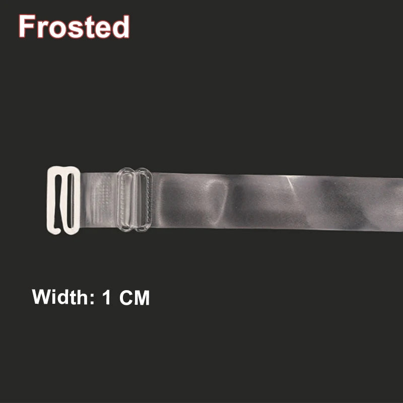 Lunivop 1/3Pairs Invisible Bra Straps Metal Buckle Invisible Detachable Adjustable Shoulder Straps Elastic Silicone Bra Belt Accessories