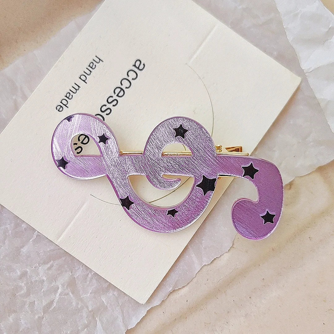 Lunivop  Musical Note Polka Dot Striped Hairpins Korean Fashion Bangs Side Clips Lovely Daily Hair Accessories for Women Hair Barrettes