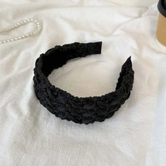 Lunivop  New Fashion Wide Side Headband For Women Classic Solid Color High Cranial Headband Casual Party Hair Accessories
