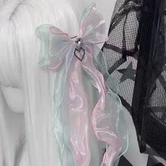 Lunivop  Pink Blue Hair Accessories Lolita Cosplay Accessories Hair Clips Y2K Hairpin Japanese Style Girls Items Y2K Accessories Bow