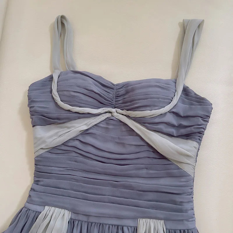 Lunivop  Fashion Women Dress Sleeveless Strapless Lace Patchwork Female Summer Party Dresses New Tide