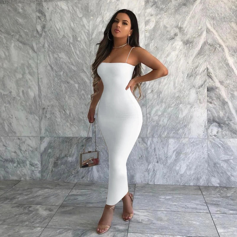 Lunivop Sling Classic Basic Elegant Long Women'S Dresses Casual Streetwear Outfit Party Vacation Y2K Fashion Clothing