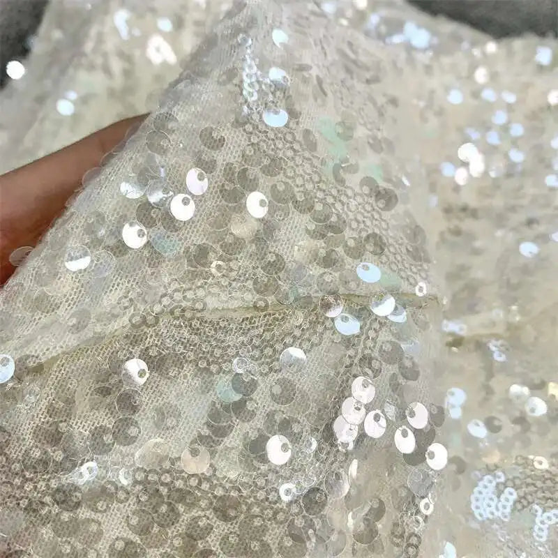 Lunivop Elegant Sequins Design Sense Skirt A-line Slim High Waist Party Fishtail Skirts For Women 2025 New Spring Clothing