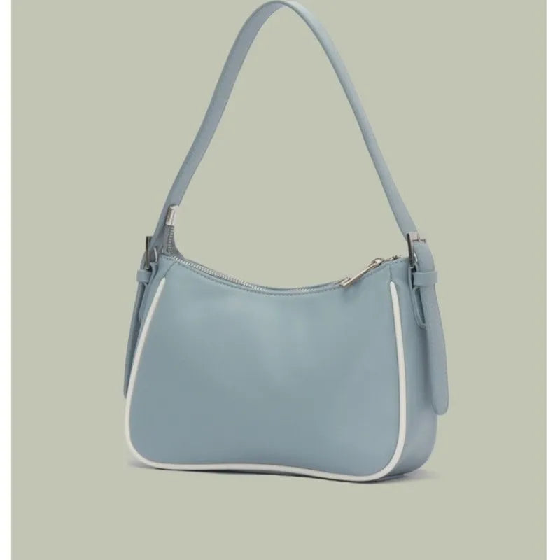 Lunivop Hot Girls Pink Shoulder Bags Purse Women Hot Girls Leather Pockets Y2k Handbag Female Vintage Underarm Bag Aesthetic
