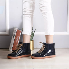 Lunivop  Fashionable Low-Top Women's Rain Boots Short Sock-Length Solid Color Lace-Up Waterproof Rubber Shoes Wholesale