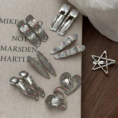 Lunivop  Y2k Hair Clips for Women Elegant Metal Duckbill Clip Side Bangs Barrettes Girls Hair Accessories