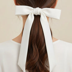 Lunivop  Elegant Cute Ribbon Bow Scrunchies Women Girl Sweet Elastic Hair Band Accessories Tie Hair Rope Headdress Headwear Ornament