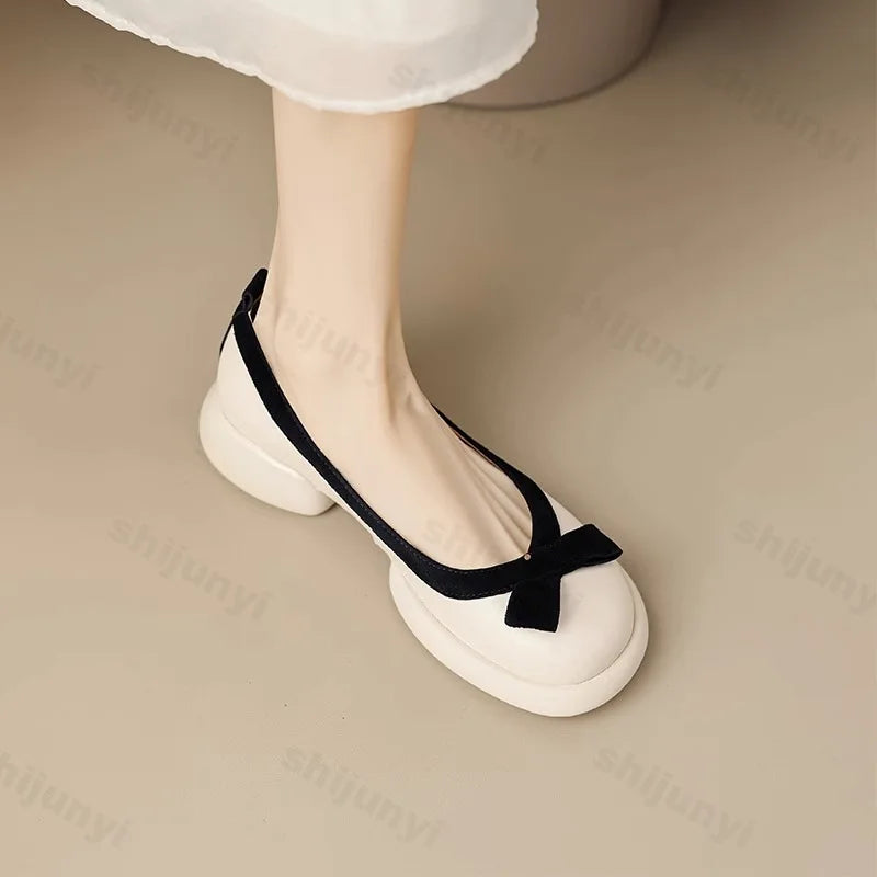 Lunivop Autumn New Women's Leather PU Platform Casual Shoes Ladies Gladiator Party Dress Shoes for Woman Shallow Roman Single Shoes