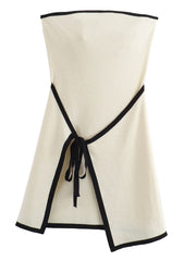 Lunivop  Sexy backless black white mini Knitted dress women elegant birthday party dress women Fashion prom midi evening dresses vestidos