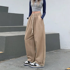 Lunivop  Casual Streetwear Women Sports Pants New Korean Fashion Oversize Pants Wide Leg Jogging Female Harajuku Sweatpants