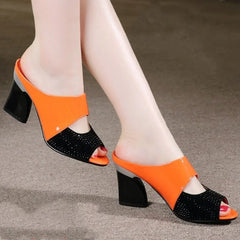 Lunivop  Rubber Slides Open Toe Shoes For Women Heeled Woman Slippers Premium Low Price Elegant And Fashionable Luxury Sandals