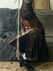 Lunivop  New Chinese Style Camisole Dress for Women Summer V-neck Print Dresses 2025 New Slim Waist Bodycon Vestidos De Mujer