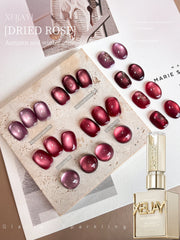 Lunivop  4-Color  Gel Nail Polish Set UV LED Soaking Nail Gel, Semi-Permanent, DIY Salon Quality Nail Art Gel For Women Gift