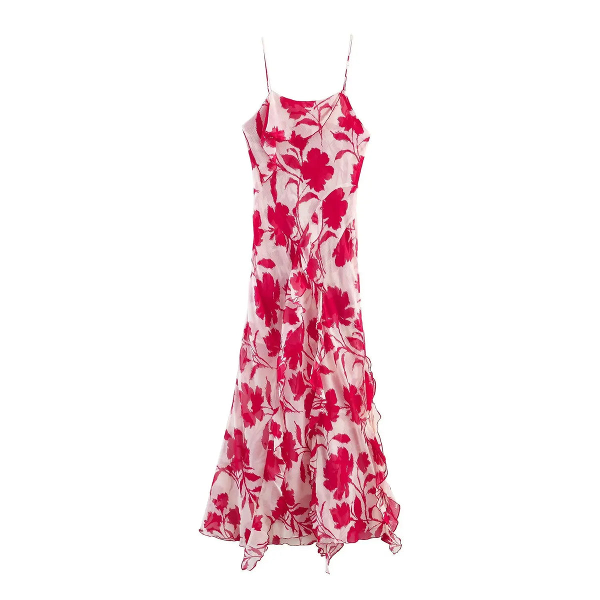Lunivop  Chic Printed Sleeveless Women Sling Maxi Dress Sexy Backless High Waist Slim Vestidos Summer New Lady Vacation Street Wears